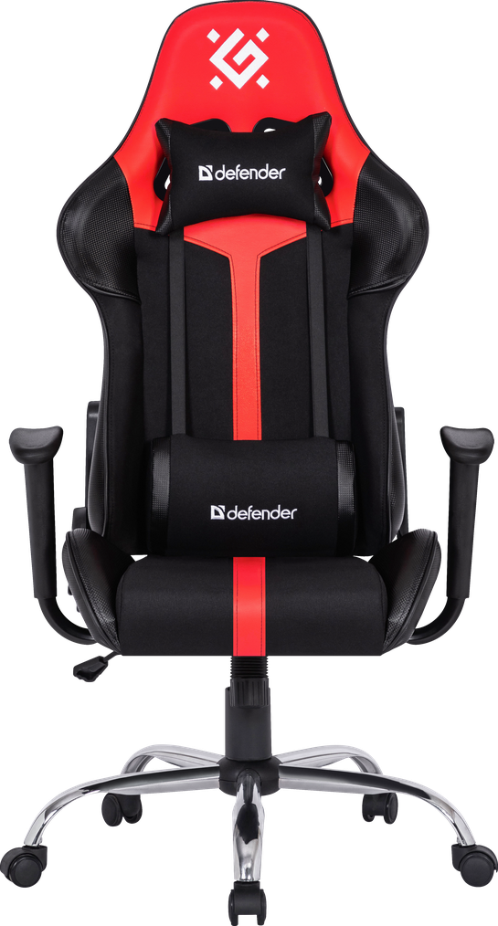 Игровое кресло Defender Racer Черный/Красный,полиуретан,60мм