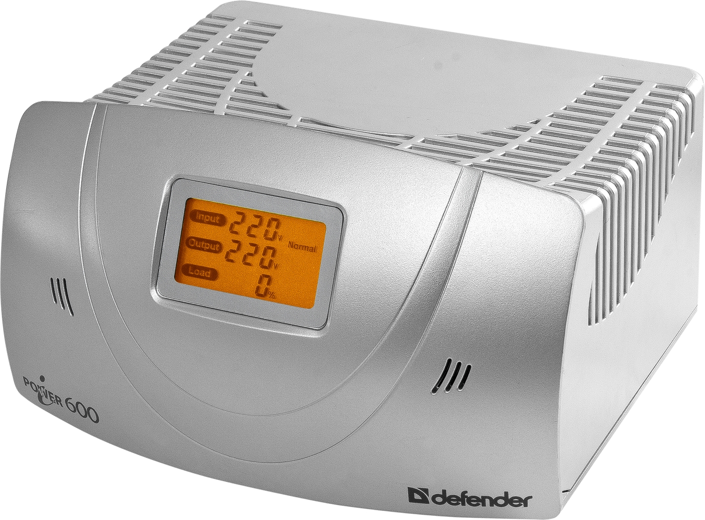 Стабилизатор напряжения Defender AVR iPower 600 LCD дисплей, 300 Вт, 4  розетки